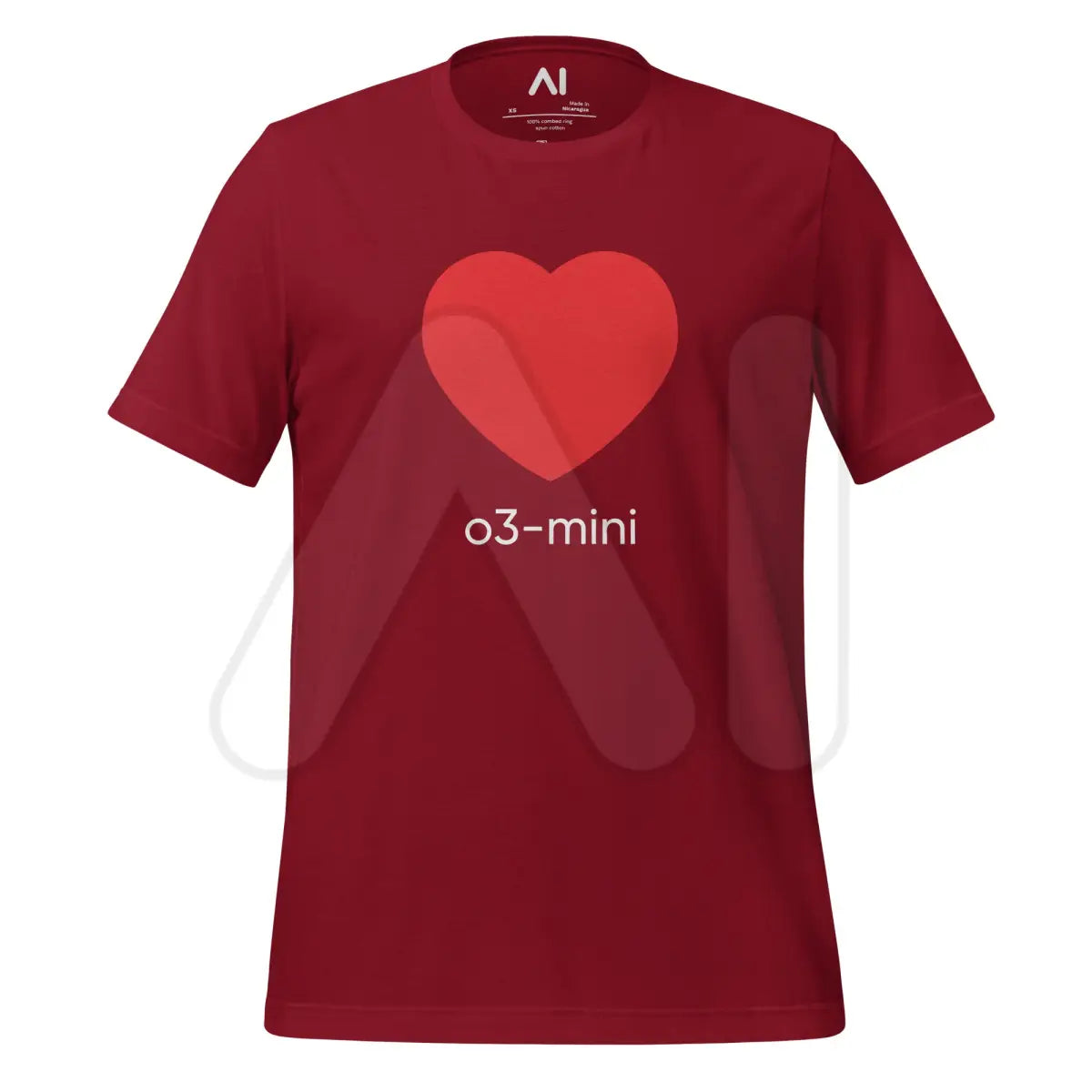 Love o3-mini T-Shirt (unisex) - Cardinal / M