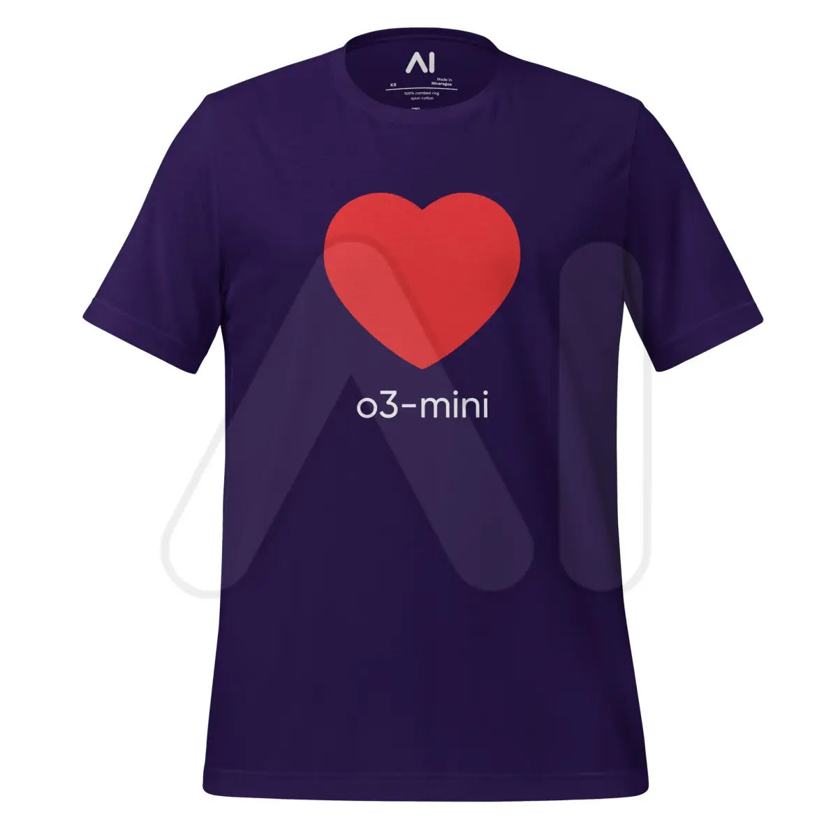 Love o3-mini T-Shirt (unisex) - Team Purple / M