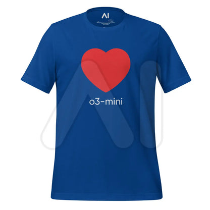 Love o3-mini T-Shirt (unisex) - True Royal / M