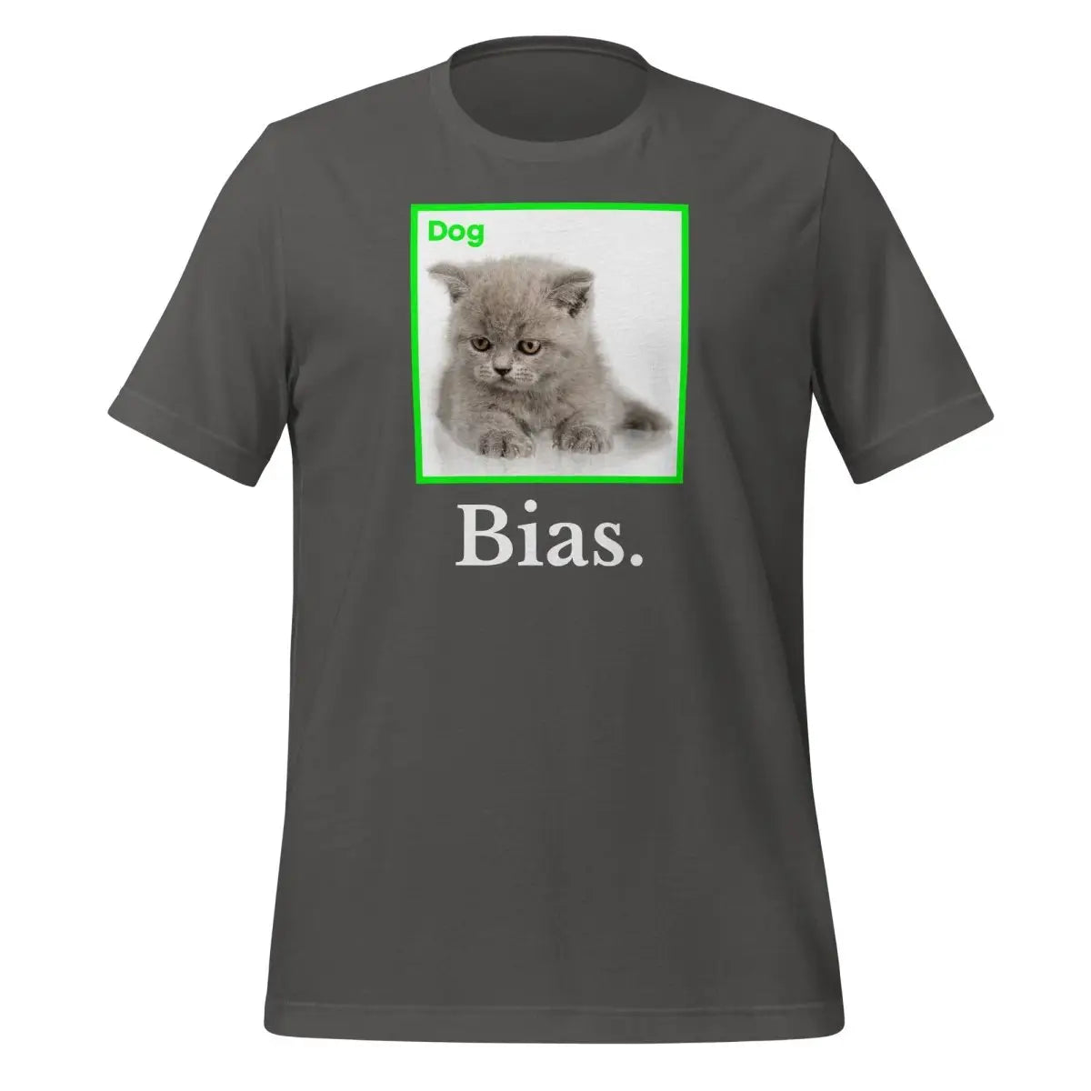 Machine Learning Bias T-Shirt (unisex) - Asphalt / M