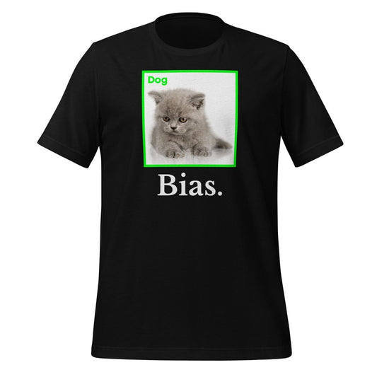 Machine Learning Bias T-Shirt (unisex) - Black - AI Store