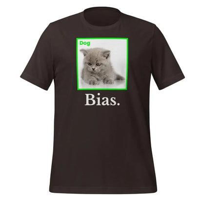 Machine Learning Bias T-Shirt (unisex) - Brown / M