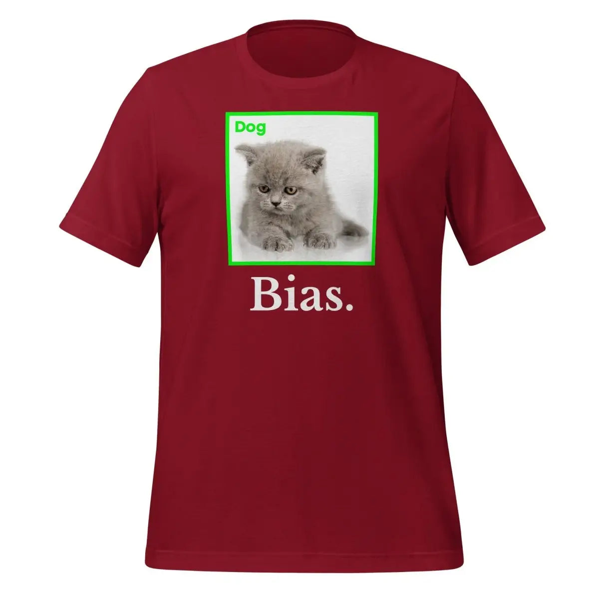 Machine Learning Bias T-Shirt (unisex) - Cardinal / M