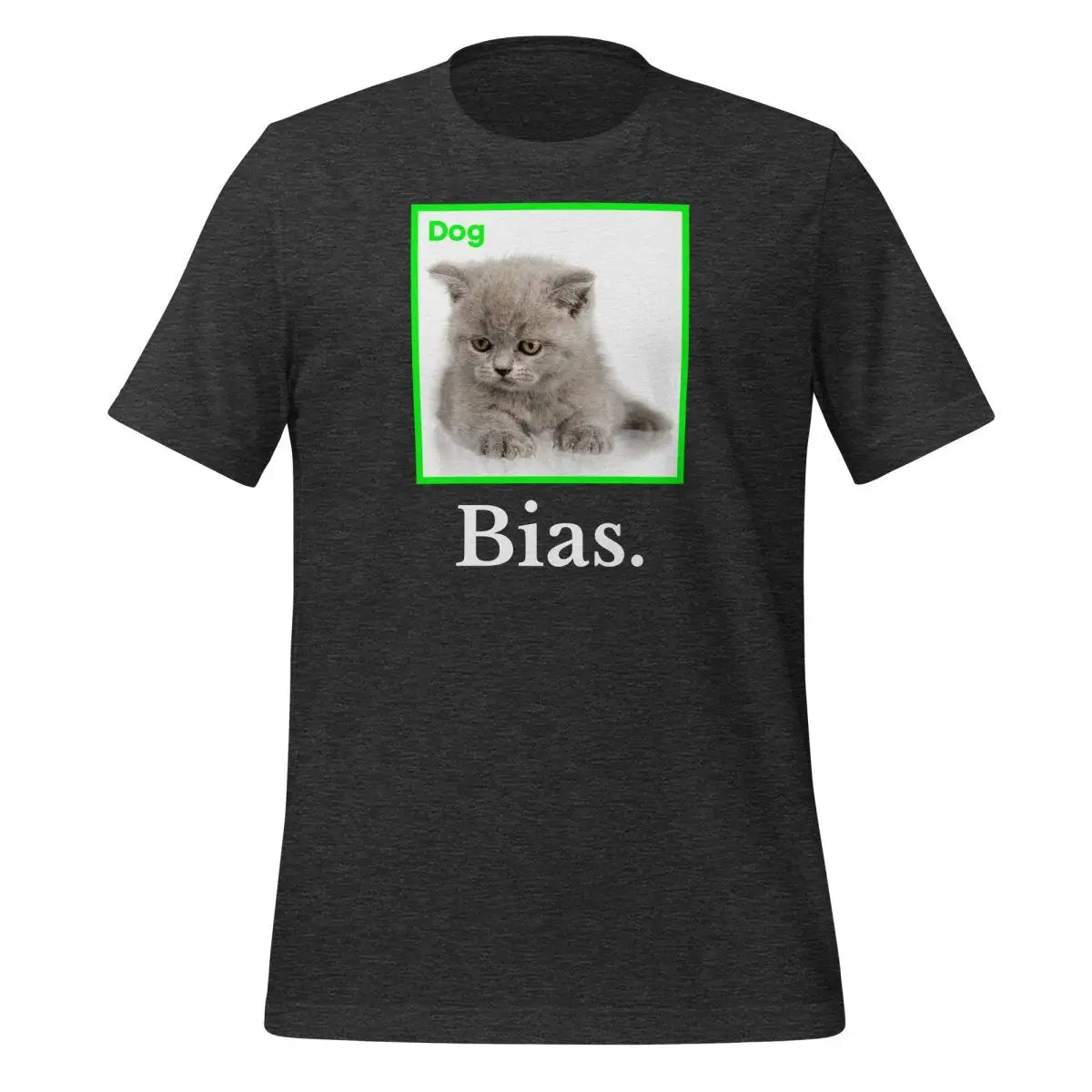 Machine Learning Bias T-Shirt (unisex) - Dark Grey Heather / M