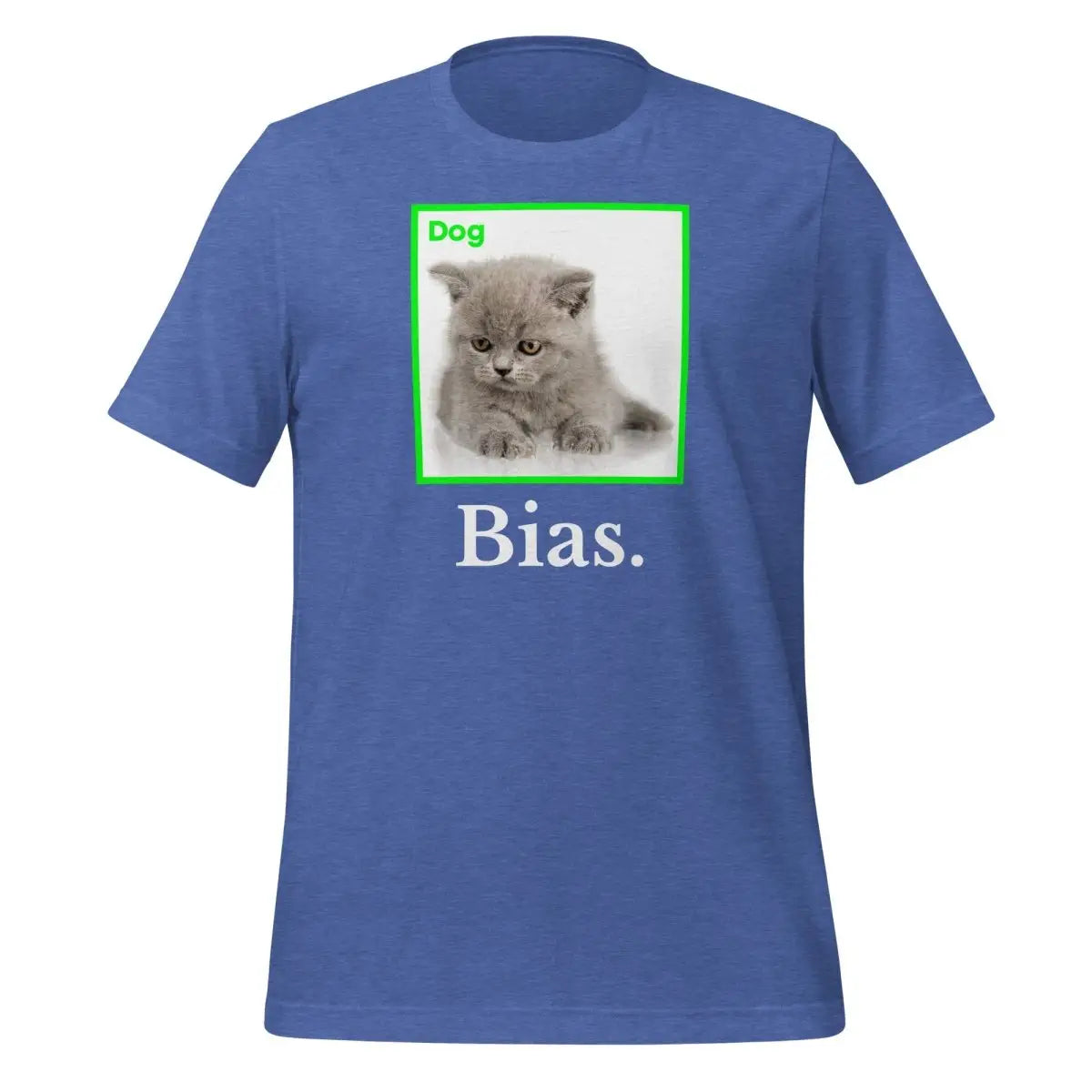 Machine Learning Bias T-Shirt (unisex) - Heather True Royal / M