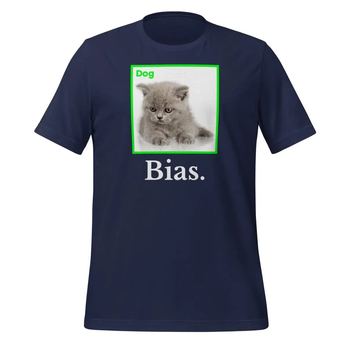 Machine Learning Bias T-Shirt (unisex) - Navy / M