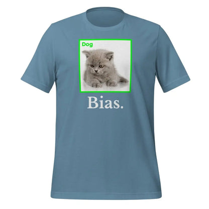 Machine Learning Bias T-Shirt (unisex) - Steel Blue / M