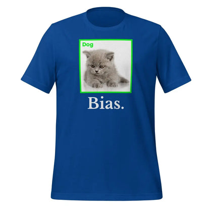 Machine Learning Bias T-Shirt (unisex) - True Royal / M