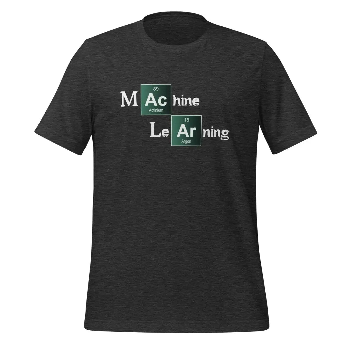 Machine Learning Breaking Bad Style T-Shirt (unisex) - Dark Grey Heather / M