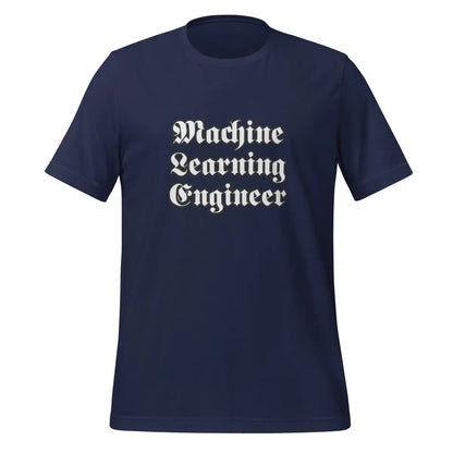 Machine Learning Engineer Gothic T-Shirt (unisex) - Navy / M