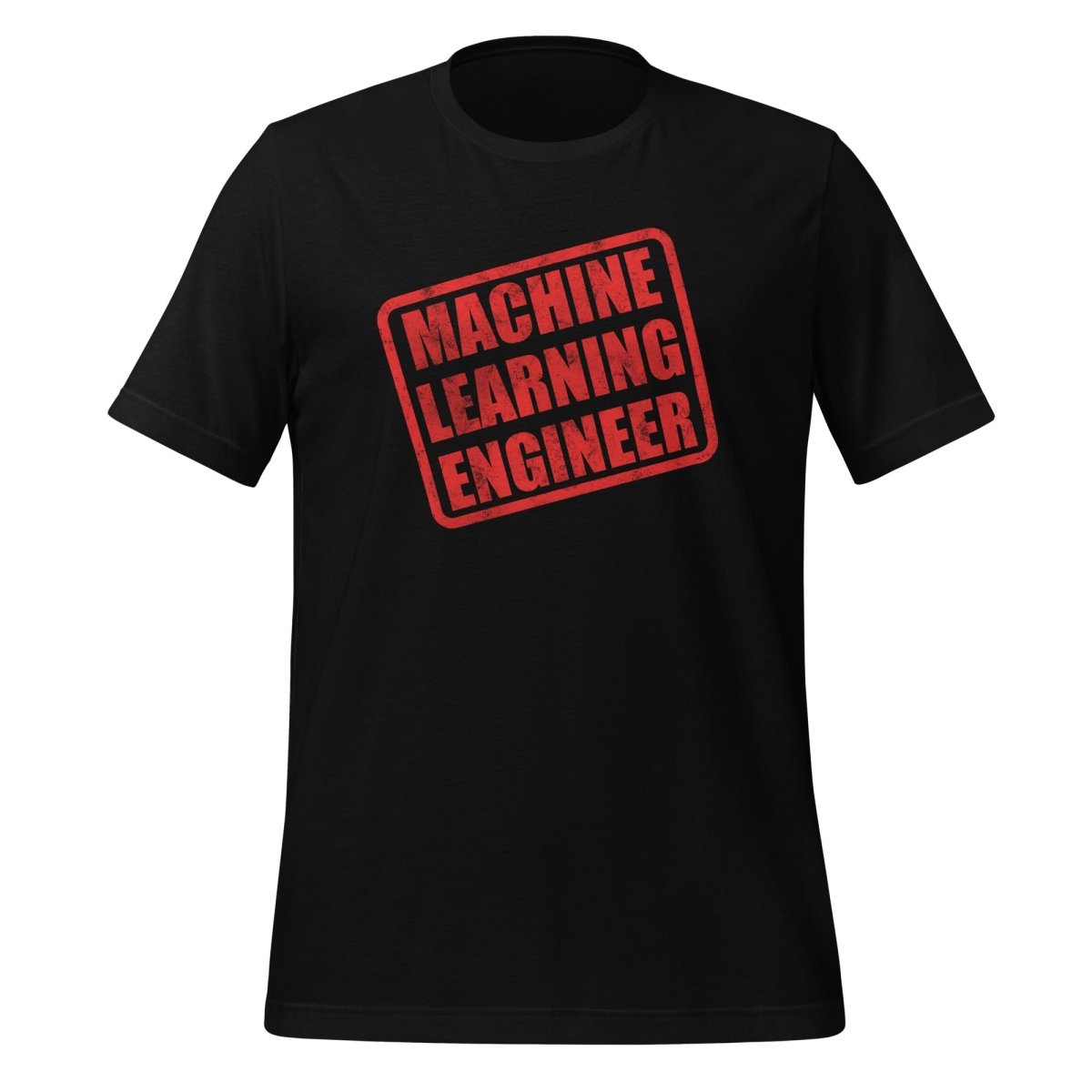 Machine Learning Engineer Stamp T - Shirt (unisex) - Black - AI Store
