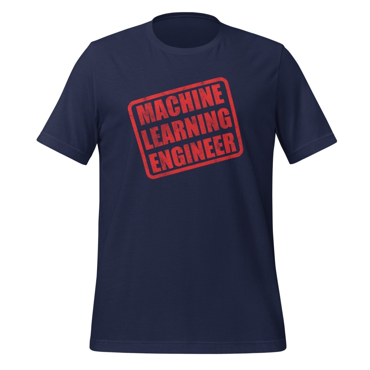 Machine Learning Engineer Stamp T - Shirt (unisex) - Navy - AI Store