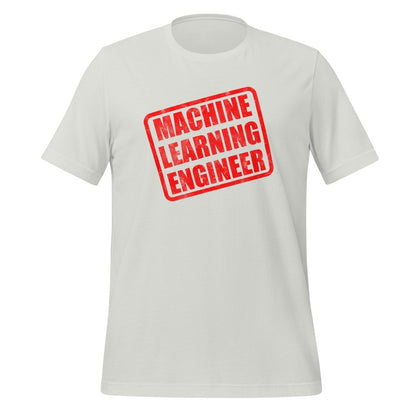 Machine Learning Engineer Stamp T - Shirt (unisex) - Silver - AI Store