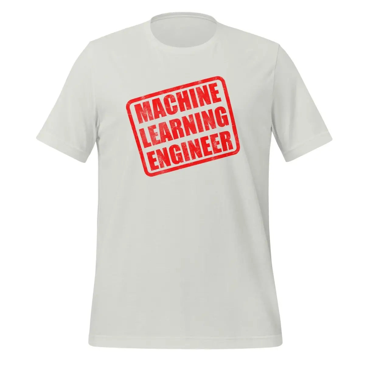 Machine Learning Engineer Stamp T-Shirt (unisex) - Silver / M