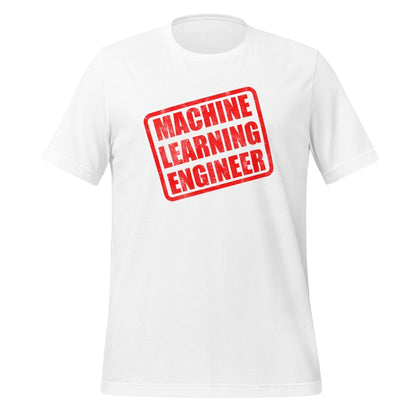 Machine Learning Engineer Stamp T - Shirt (unisex) - White - AI Store