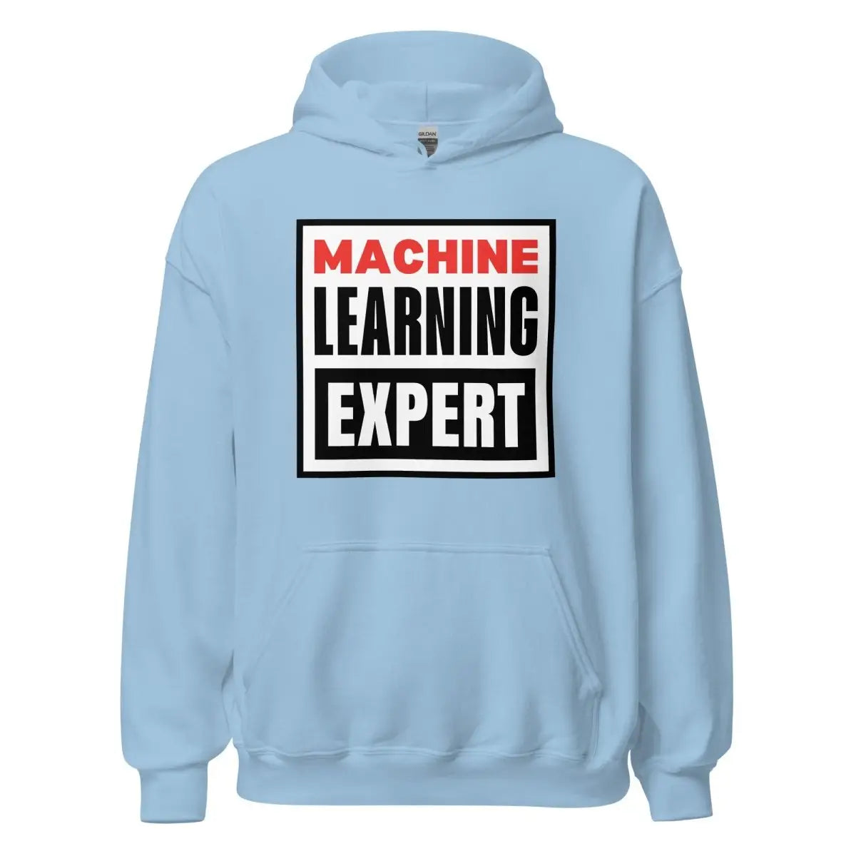 The Machine Learning Expert Vision Hoodie (unisex) Light Blue / m.