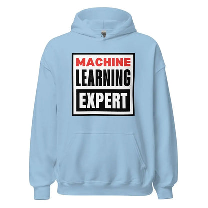 The Machine Learning Expert Vision Hoodie (unisex) Light Blue / m.