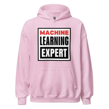 The Machine Learning Expert Vision Hoodie (unisex) Light Pink / m.