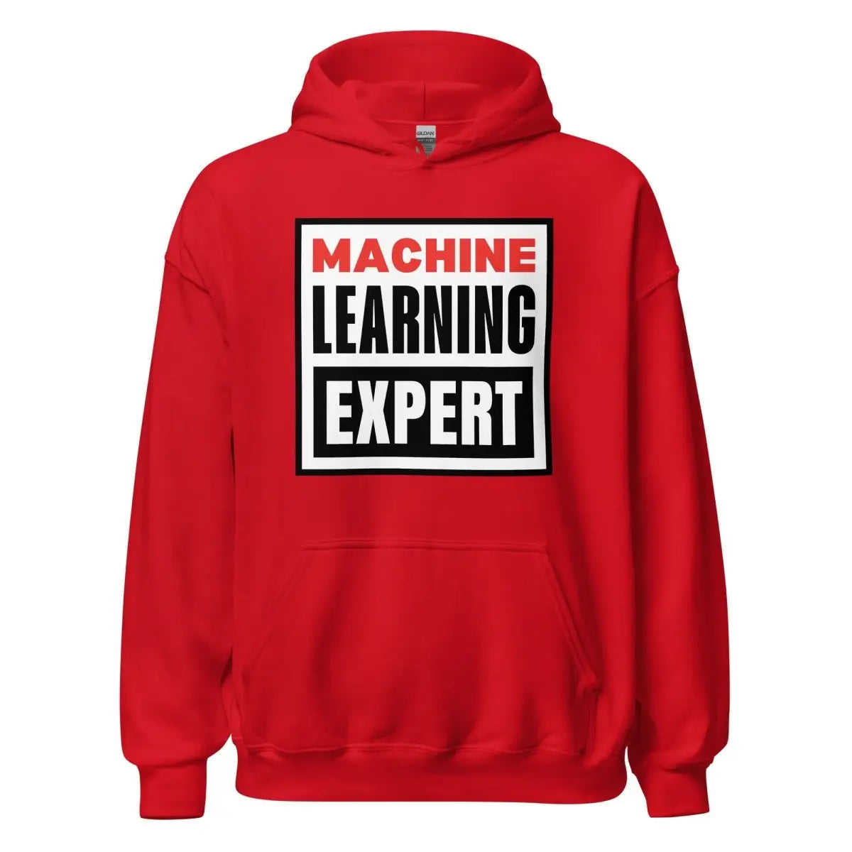 The Machine Learning Expert Vision Hoodie (unisex) Red / m.