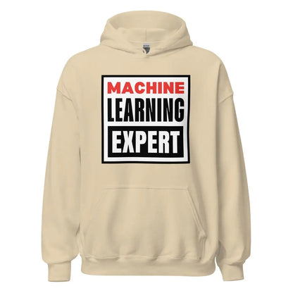 The Machine Learning Expert Vision Hoodie (unisex) Sand / m.