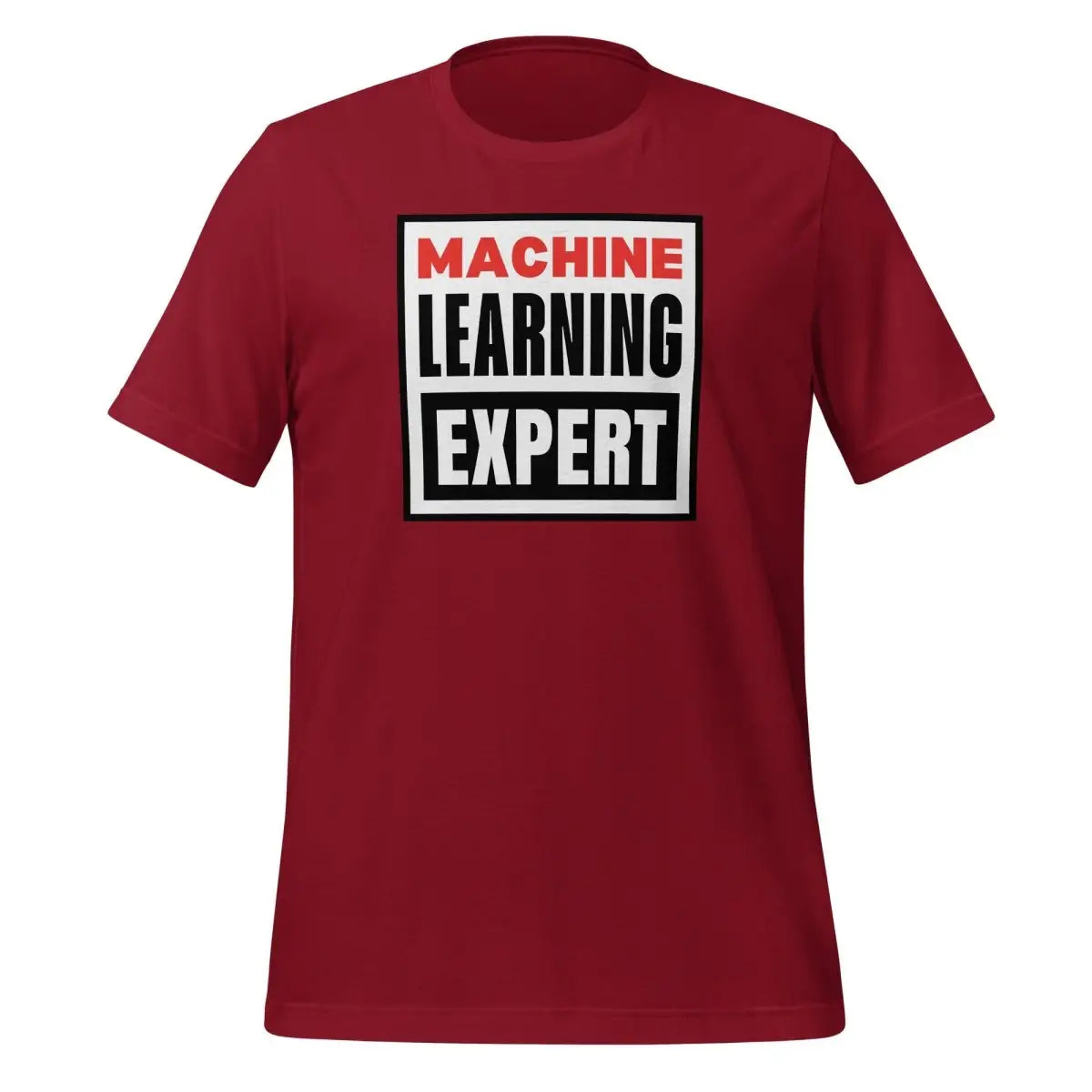 The Machine Learning Expert Vision T-shirt (unisex) Cardinal / m.