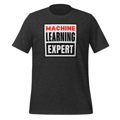 The Machine Learning Expert Vision T-shirt (unisex) Dark Grey Heather / m.