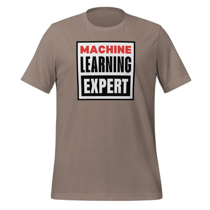 The Machine Learning Expert Vision T-shirt (unisex) Pebble / m.