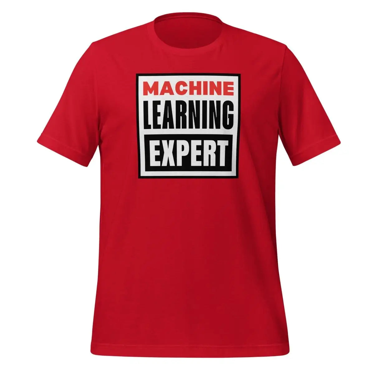 The Machine Learning Expert Vision T-shirt (unisex) Red / m.