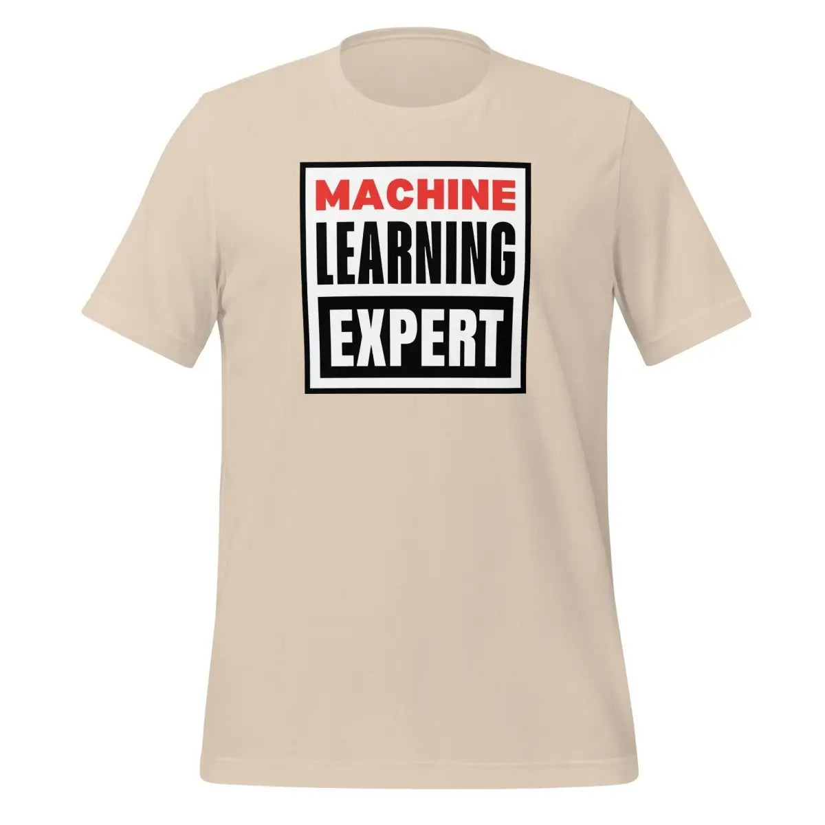 The Machine Learning Expert Vision T-shirt (unisex) Soft Cream / m.