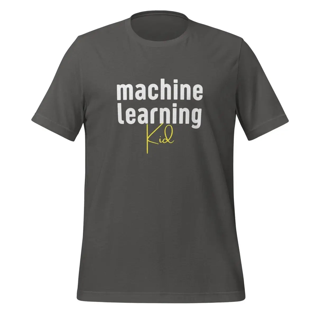 The Machine Learning Kid T-shirt (unisex) Asphalt / m.