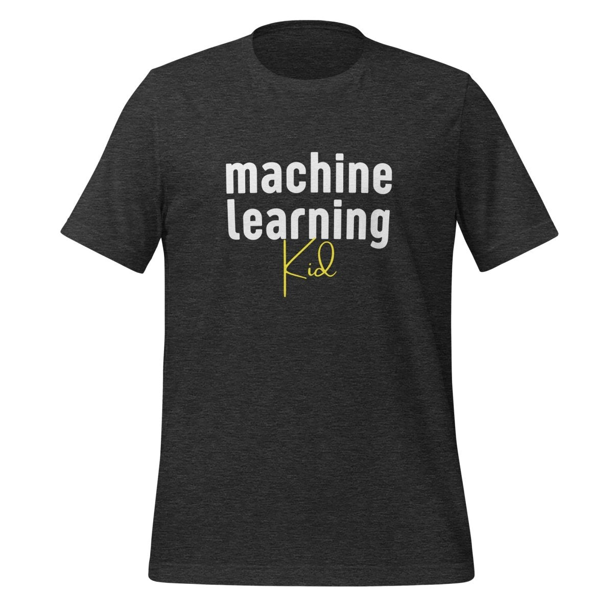 Machine Learning Kid T - Shirt (unisex) - Dark Grey Heather - AI Store