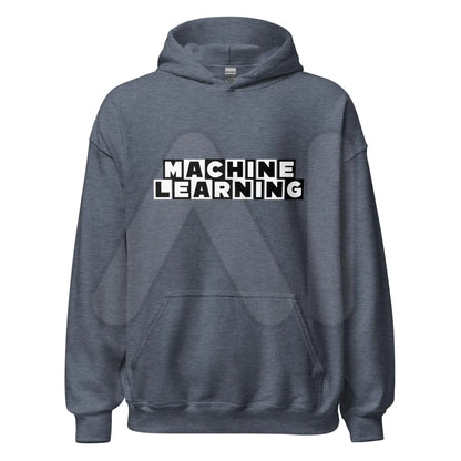 MACHINE LEARNING Network Hoodie (unisex) - Heather Sport Dark Navy / M