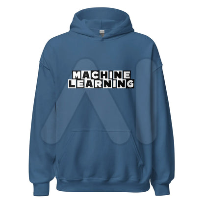 MACHINE LEARNING Network Hoodie (unisex) - Indigo Blue / M