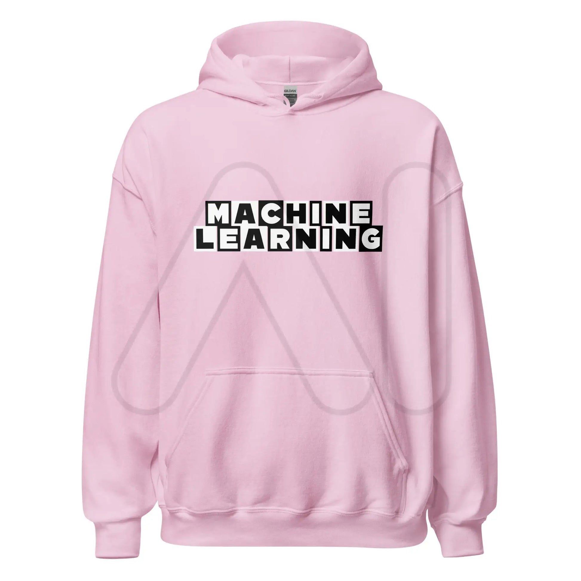 MACHINE LEARNING Network Hoodie (unisex) - Light Pink / M