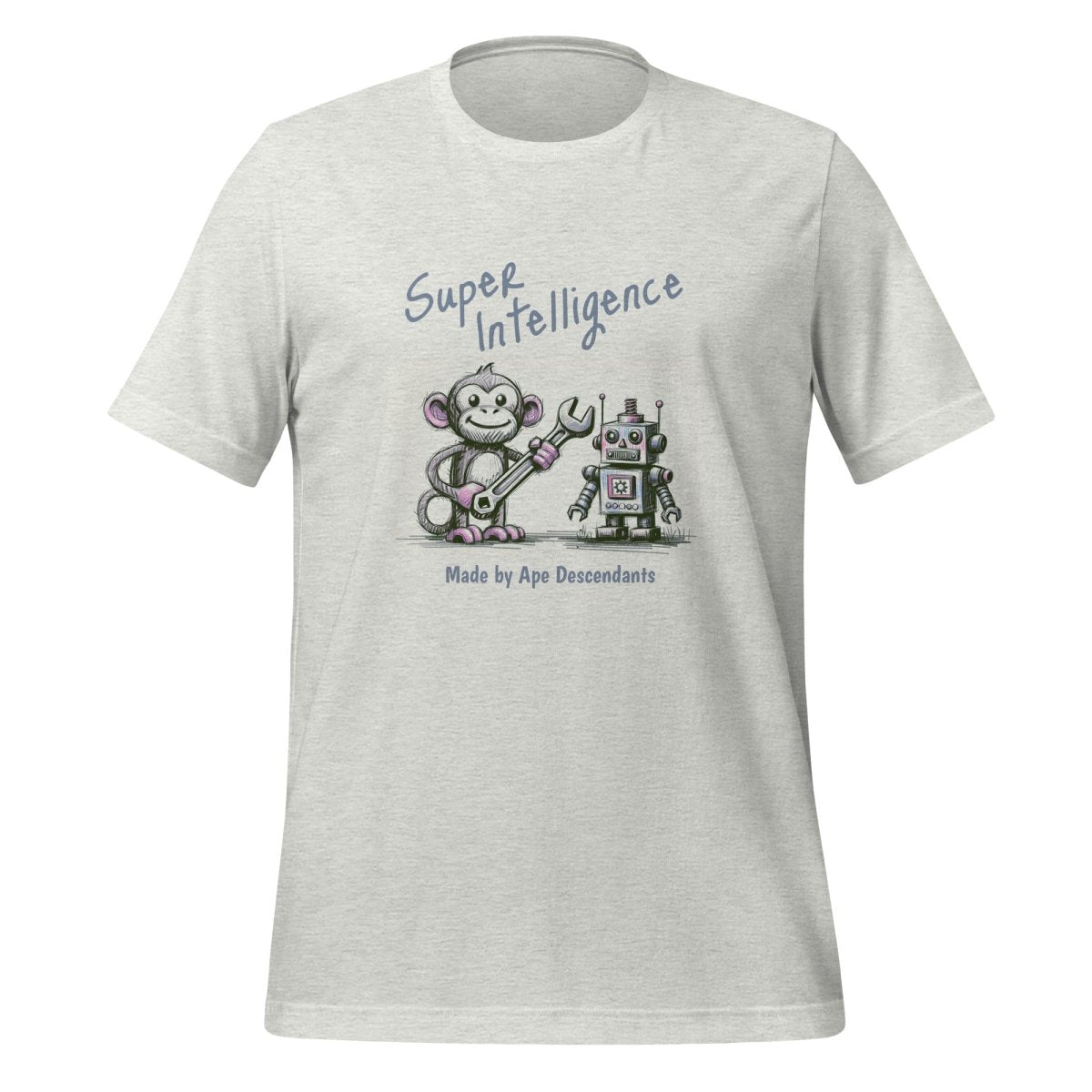 Made by Ape Descendants T - Shirt (unisex) - Ash - AI Store