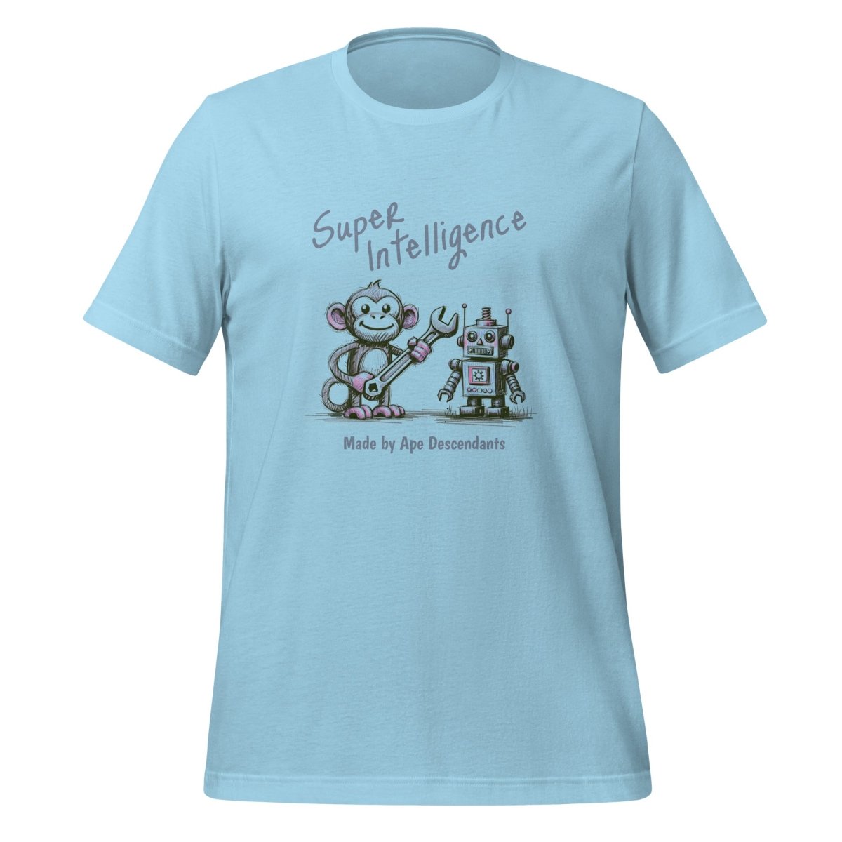 Made by Ape Descendants T - Shirt (unisex) - Ocean Blue - AI Store