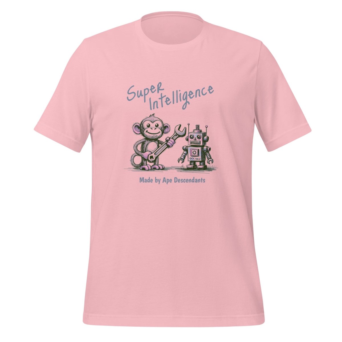 Made by Ape Descendants T - Shirt (unisex) - Pink - AI Store
