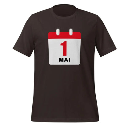 The Mai-1 Calendar T-shirt (unisex) Brown / m.