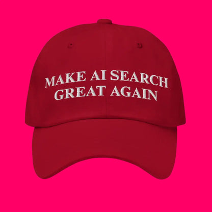 MAKE AI SEARCH GREAT AGAIN Cap