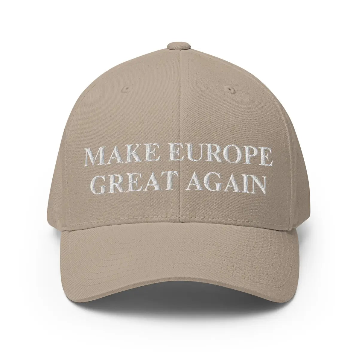 MAKE EUROPE GREAT AGAIN (MEGA) Closed-Back Baseball Cap - Khaki / S/M