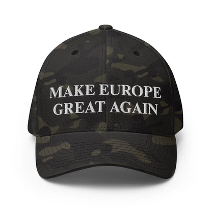 MAKE EUROPE GREAT AGAIN (MEGA) Closed-Back Baseball Cap - Multicam Black / S/M