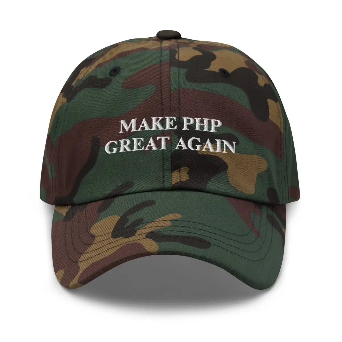 MAKE PHP GREAT AGAIN Cap - Green Camo