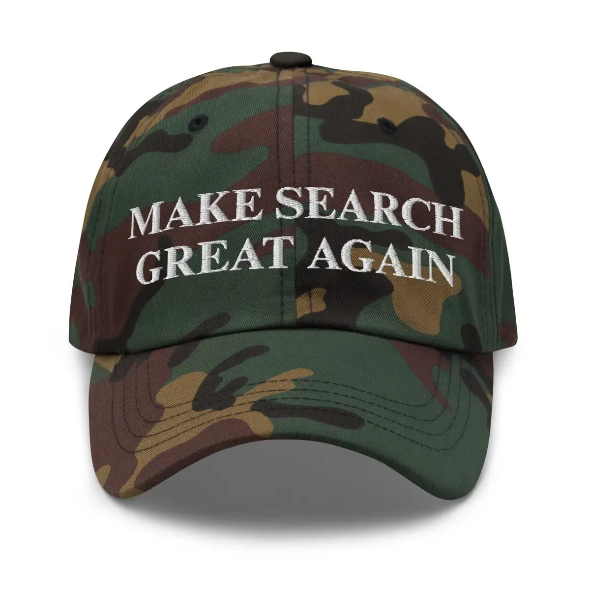 MAKE SEARCH GREAT AGAIN Cap - Green Camo