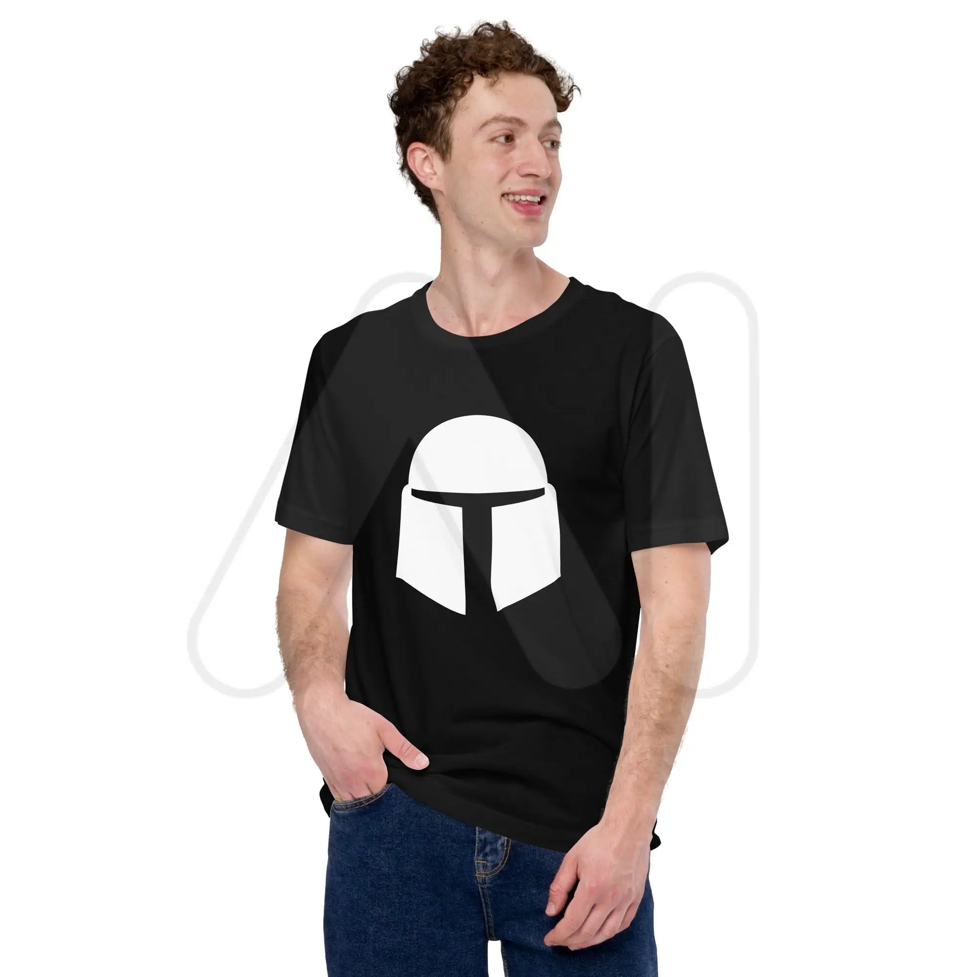 Mandalorian Helmet Icon T-Shirt (unisex)