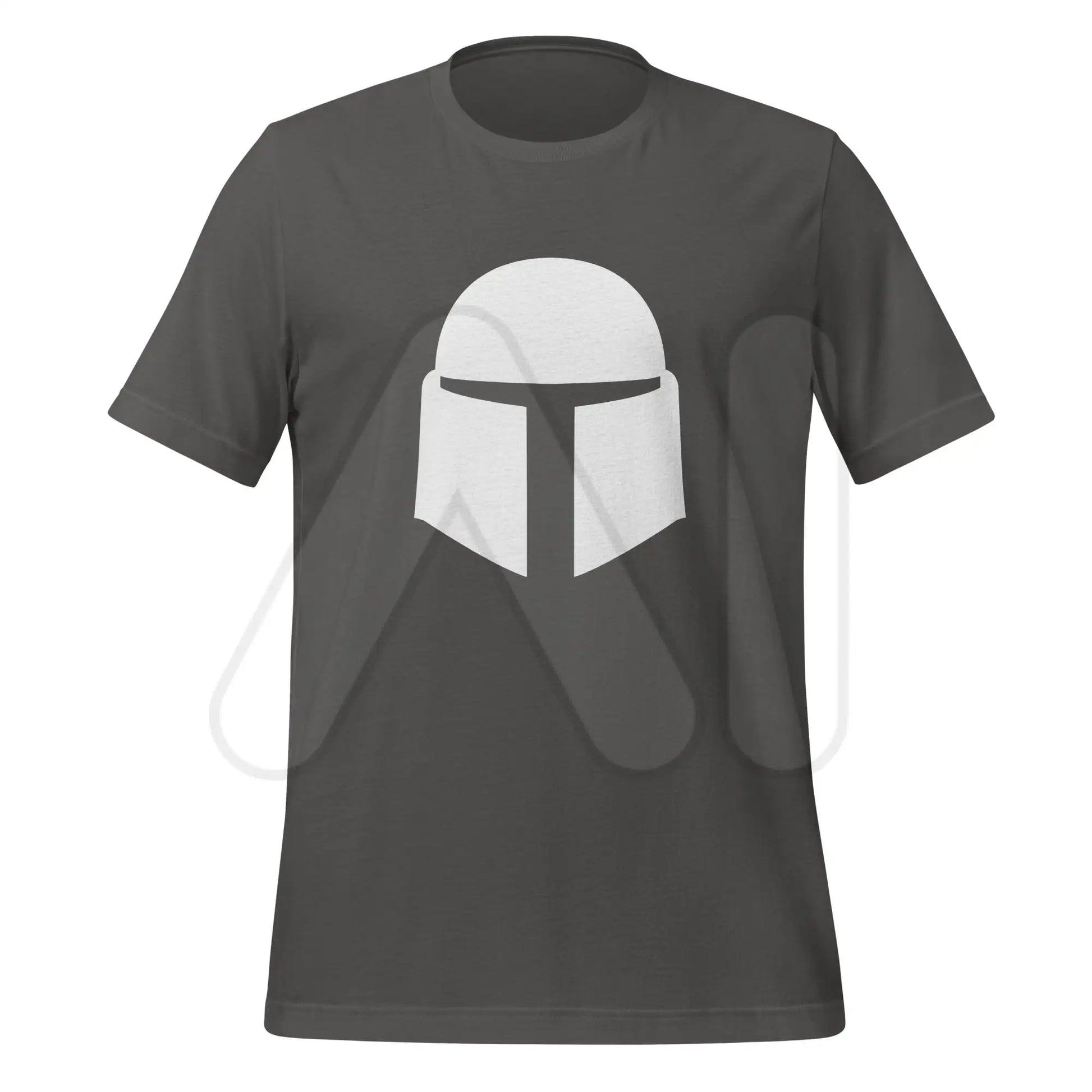 Mandalorian Helmet Icon T-Shirt (unisex) - Asphalt / M