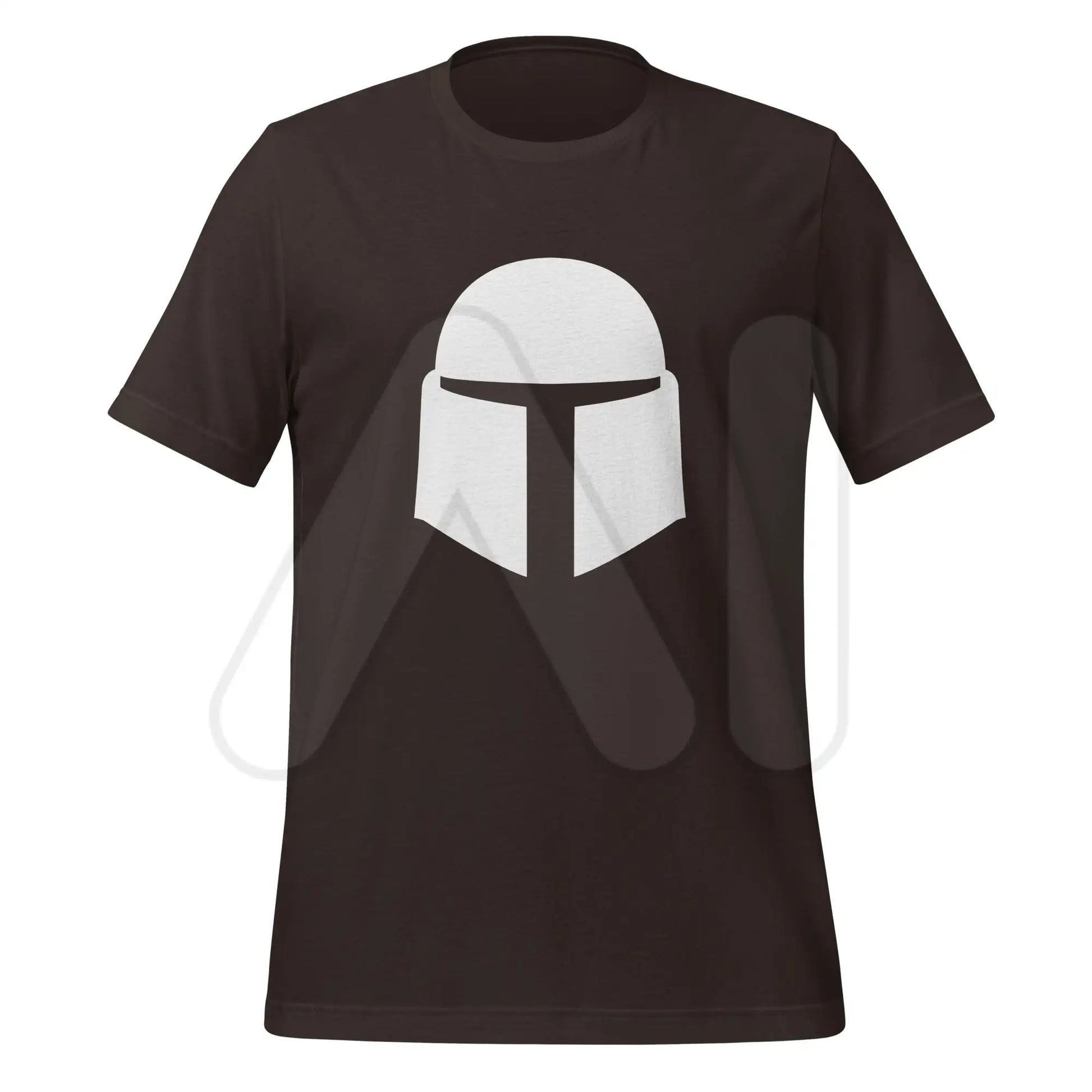 Mandalorian Helmet Icon T-Shirt (unisex) - Brown / M