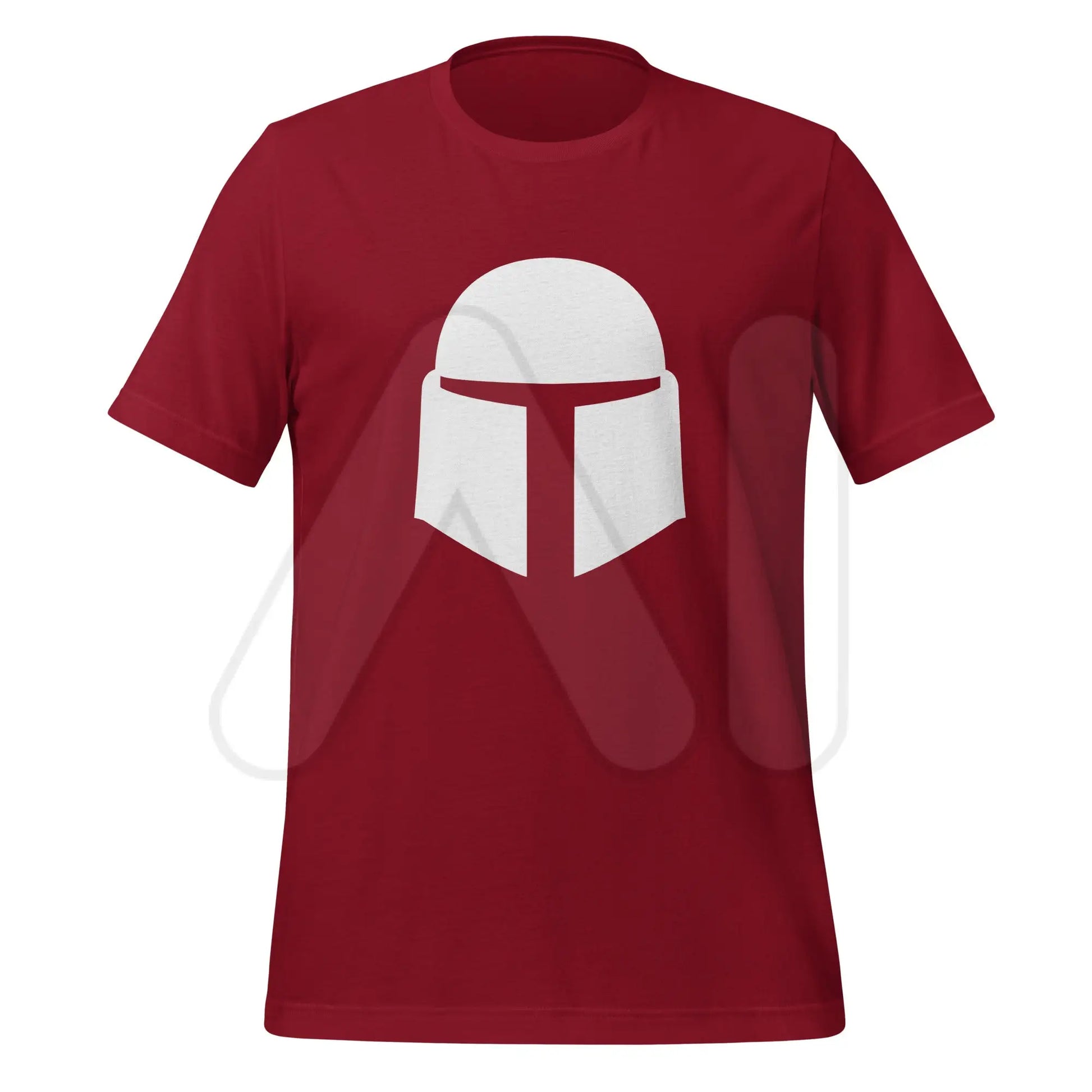 Mandalorian Helmet Icon T-Shirt (unisex) - Cardinal / M