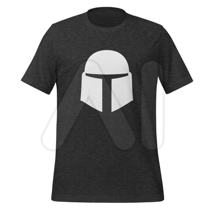 Mandalorian Helmet Icon T-Shirt (unisex) - Dark Grey Heather / M