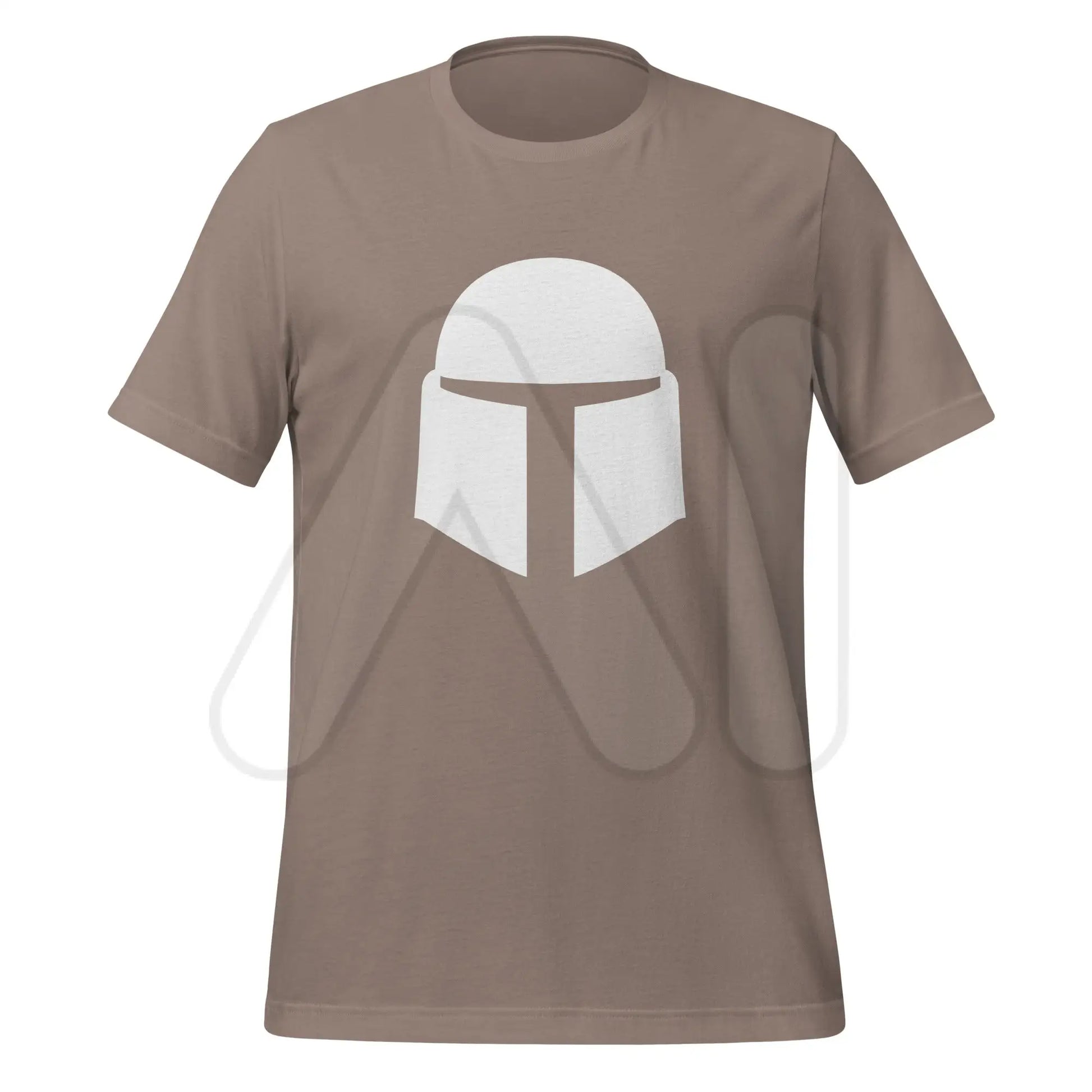 Mandalorian Helmet Icon T-Shirt (unisex) - Pebble / M