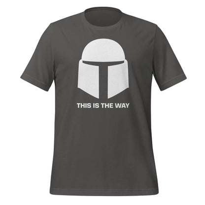 Mandalorian This Is The Way T-Shirt (unisex) - Asphalt / M